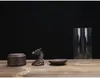 20Cones Chinois Dragon Encens Brûleur Céramique Backflow Brûleur D'encens Cônes D'encens Titulaire Arôme Encensoir avec Acrylique Coupe-Vent Couverture