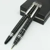 Limited Edition Promotion 2Pcs High Quality Platinum MetalResin Rollerball Ballpoint Pen with Number NDL33966L Sell School Of8924991