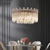 Nordic LED Kroonluchter Verlichting Crystal Plafond Kroonluchters voor Woonkamer Eetkamer Home Deco Keuken Opknoping LampArmadario