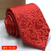 100 Styles Silk Groom Ties Stripe Flower Floral 8cm Jacquard Necktie Accessories Daily Wear Cravat Wedding Party Gift for Man
