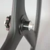 Full Carbon Dsic Front bike Wheels SP-33 3 Spokes 50*23mm Clincher Rim Center Lock Disc Hub for Road and TT frame