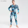 Men's Long Johns Camouflage Compression Thermal Underwear Sports Suits Rashgard Tights Gym Clothes Jogging Sportswear For Men 201106