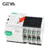 GEYA DIN RAIL 110V 220V PC Automatisk överföringsomkopplare 63A 100A Hushållens kraftöverföring 50/60Hz T200605