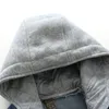 소년을위한 데님 재킷 가을 가을 겨울 트렌치 어린이 의류 후드 겉옷 윈터 윈드 브레이커 아기 어린이 청바지 코트 3-8T LJ201130