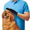 Husdjur hårborttagare handskar grooming handskar borste för katter hundar effektiva husdjur massage handskar med förbättrad fem finger design päls shed1266983