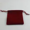 Hoge kwaliteit ringen ketting oorbellen Dustbags verpakking Box Sieraden Small Square Bag Gift Dust Bags Groothandel