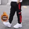 Big Boy Child Cargo Pants Disual Sports Pants Spring and Autumn Children Pants for Teeage Pockets Breans 4 7 9 11 old years lj201127