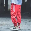April Momo Man Jogger Comouflage Side Pockets 느슨한 스타일의 남자 스웨트 팬츠 바지 바지 남자 힙합 캐주얼 스트리트웨어 20126