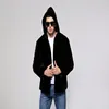 2020 nieuwe faux mink jas hooded warme faux bontjack casual imitatie konijnenbont jas mannelijke rits bovenkleding