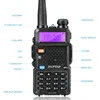 Baofeng UV-5R UV5R Walkie Talkie Dual Band 136-174MHz 400-520MHz 1800mAh 배터리 무료 이어폰이있는 두 방향 전환기 (BF-UV5R)