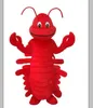 2019 usine professionnelle rouge grand corps homard homme mascotte Costume adulte Halloween fête d'anniversaire dessin animé vêtements