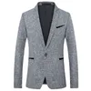 Mode Men's Casual Boutique Suit / Manlig ylle affärsdräkt Jacka Blazers Coat 220310