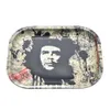 180*140mm Tobacco Rolling Metal Tray Handroller Dry Herb Roll Case Smoking Ecig Accessories Roller Tobacco Grinder