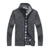 Mäns Jackor Plus Storlek Tjocken Knitwear Sweater Mens Zipper Winter Outwear Casual Warm Coat Cardigan -opk