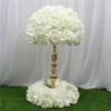 354050 Fleur artificielle table pièce maîtresse couronne fête mariage toile de fond décor route plomb fleur boule rose hortensia Gypsophila T1807495