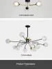 Led Modern Chandelier lamps for LivingRoom Bedroom Home Decoration Special Indoor Lighting Fixtures Hanging Design Art