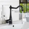 Kitchen Sink Faucet Mixer TAPS ANTIK COPPER CHROME Orb Gold Finish Swivel Brass Deck Mounted Tap Cold Mixer T200710