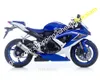 Per Suzuki K8 08 09 10 GSX R600 GSXR750 GSXR 600 750 GSXR600 2008 2009 2010 Blu Bianco Carena (stampaggio ad iniezione)