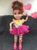 45cm大きなかわいい漫画の花姫の関節人形遊び家の赤ちゃん人形diyファッション人形のおもちゃ子供誕生日ギフトLJ201031