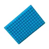 Moldes de gelo de silicone de verão 126 Lattice portátil Quadrado Candy Jelly Mold Cozinha Baking Supplies DHL Navio C05237