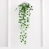 Decoratieve bloemen kransen 90 cm party home el muur opknoping decoratie kunstmatige scindapsus watermeloen druiven blad zijde planten plant verlof