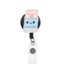 Key Rings Medical Felt Retractable Badge Holder For Nurses Name Tag ID Card Holder Lanyards Reel Clip289r