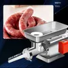 Moedor de Carne Elétrico Doméstico 220v Moedor de Carne Comercial em Aço Inoxidável Multifuncional para Recheio de Carne Moída Máquina de Enema