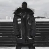 겨울 따뜻한 남자면 의류 패션 힙합 두꺼운 따뜻한 면화 재킷 큰 크기 따뜻한 코트 미국 크기 S-XXL 201210