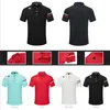 Roupas de golfe de verão homens de manga curta camiseta preta cor branca de lazer ao ar livre camisa de esportes de golfe