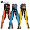 HS-D1 Crimper Cable Cutter Automatic Wire Stripper Multifunktionella Strippingsverktyg Krimptänger Terminal 0,2-6.0mm2 Verktyg Y200321