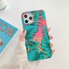 Designer Floral Leal Stampa Case di cellulare a prova di shock per iPhone 11 12 Pro Max xs max xr 7 8 più cover posteriore IMD8211714