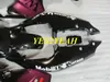 Motorcykel Fairing Body Kit för Kawasaki Ninja ZX-7R ZX7R 1996 2003 ZX 7R 96 97 02 03 Rosa Black Fairings Bodywork + Presenter KZ21