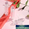 50pcs 2ml 투명 립글로스 지팡이 튜브 빈 포장 DIY 다이아몬드 립 광택 병 화장품 립글로스 컨테이너 투명 입술