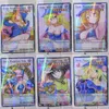 12pcs/set Yugioh Black Magician Girl Fullart Shiny Cards BMG DMG Holographic Foil Proxy Cards Glossy Game Paper Cards Collection G220311