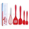 Silicone Kitchenware Cooking Utensils Set Non-stick Cookware Tool Egg Beaters Turner Oil Brush Kitchen Utensils Baking Set