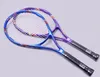 Nueva raqueta de tenis de fibra de carbono de alta calidad, raqueta de tenis para adultos, raqueta recta, es una sola raqueta, necesita dos, por favor, aplauda, dos