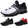 Discount Non-Brand Men Breathable running shoes black red white mesh outdoor casual mens trainer sport sneaker size 38-44