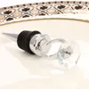 Crystal Diamond Ring Wine Stoppers Home Keuken Bar Tool Champagne Bottle Stopper Bruiloft Gast Gift Geschenken Doos Verpakkingen