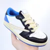 Sneaker per neonati OG Bred Military Blue TS Royal Dark Mocha Tropical Paint Drip s Baby Reverse Mochas 1 Mid GS J I Infant4396683