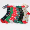 Julstrumpor Cartoon Cotton Stocking Women Men Casual Cartoon Christmas Stockings Xmas Sport Home Festival Colorful Socks WMQCGY696