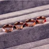 316L Aço inoxidável H anéis de carimbo preto e branco Onêvel de laranja hrop h -anel H para mulheres com veludo de veludo original4615746