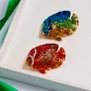 Mode Crystal Tropical Fish Pins Broches voor Dames Pak Accessoires Zomer Broche Pin Wedding Accessoires