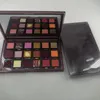 Glaserad glitter Ögonskugga Palett 18 Färger Ögonskugga Palette Makeup Ultra Shimmer Face Cosmetics Gratis frakt