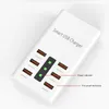 6A 30W 6 Poorten USB-oplader Hub Splitter Multifunctionele Adapter Smart Universele Mobiele Telefoon Desktop Wand Opladen EU / US / UK Plug