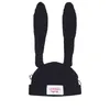 Tavşan Bunny Skullies Şapka Kadınlar Için Parti Sahne Moda Uzun Tavşan Kulak Şapka Kış Kasketleri Sıcak Eşarp Hip-Hop Caps Streetwear 220108