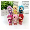 5st/set 8cm Little Kelly Confused Doll Princess Mini Simba Söt baby Kelly Dolls Body Toys For Girls Children Gifts 220315