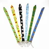 20pcs Color Sunflower Lanyard For Keychain ID Card Pass Gym Mobile Phone USB Badge Key Ring Holder Neck Straps