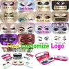 25 MM 3D Nerz Wimpern Lange Dramatische 100 Nerz Wimpern Make-Up 5d Nerz Wimpern Dicke Lange Falsche Wimpern Wimpern verlängerung F4108079