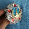 WW2 Grote Sovjet Victory Honor Medal WWII USSR Russian Bagde CCCP Award Order Victory Pins Inlay Diamond Emaille Medaille Geschenken 201125