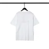 21ss Designer Tide T-shirts Borst Letter Gelamineerde Print Kleding Korte mouw High Street Los Oversize Casual T-shirt 100% puur katoen Tops voor mannen en vrouwen